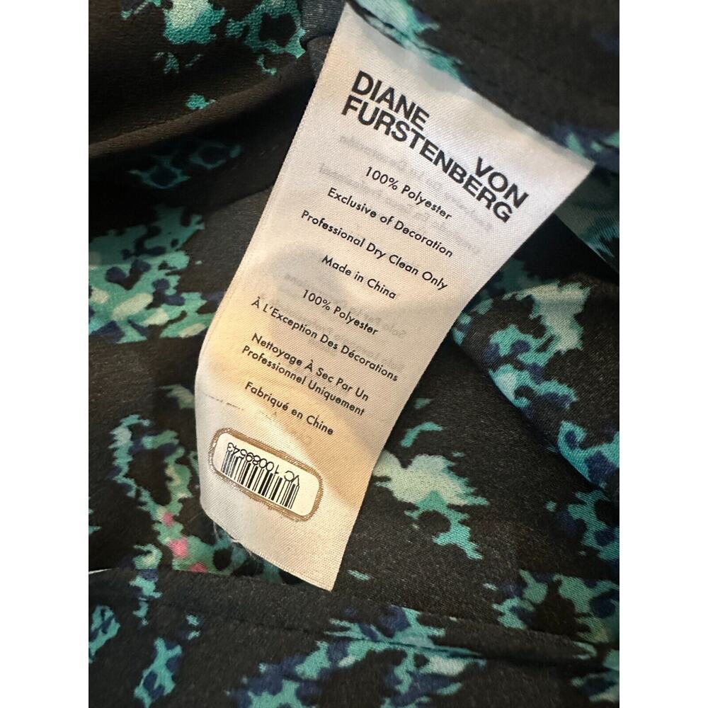 Diane Von Furstenberg Valeria Printed Belted Wrap Jacket Dress Snake Print Med M - Picture 11 of 16